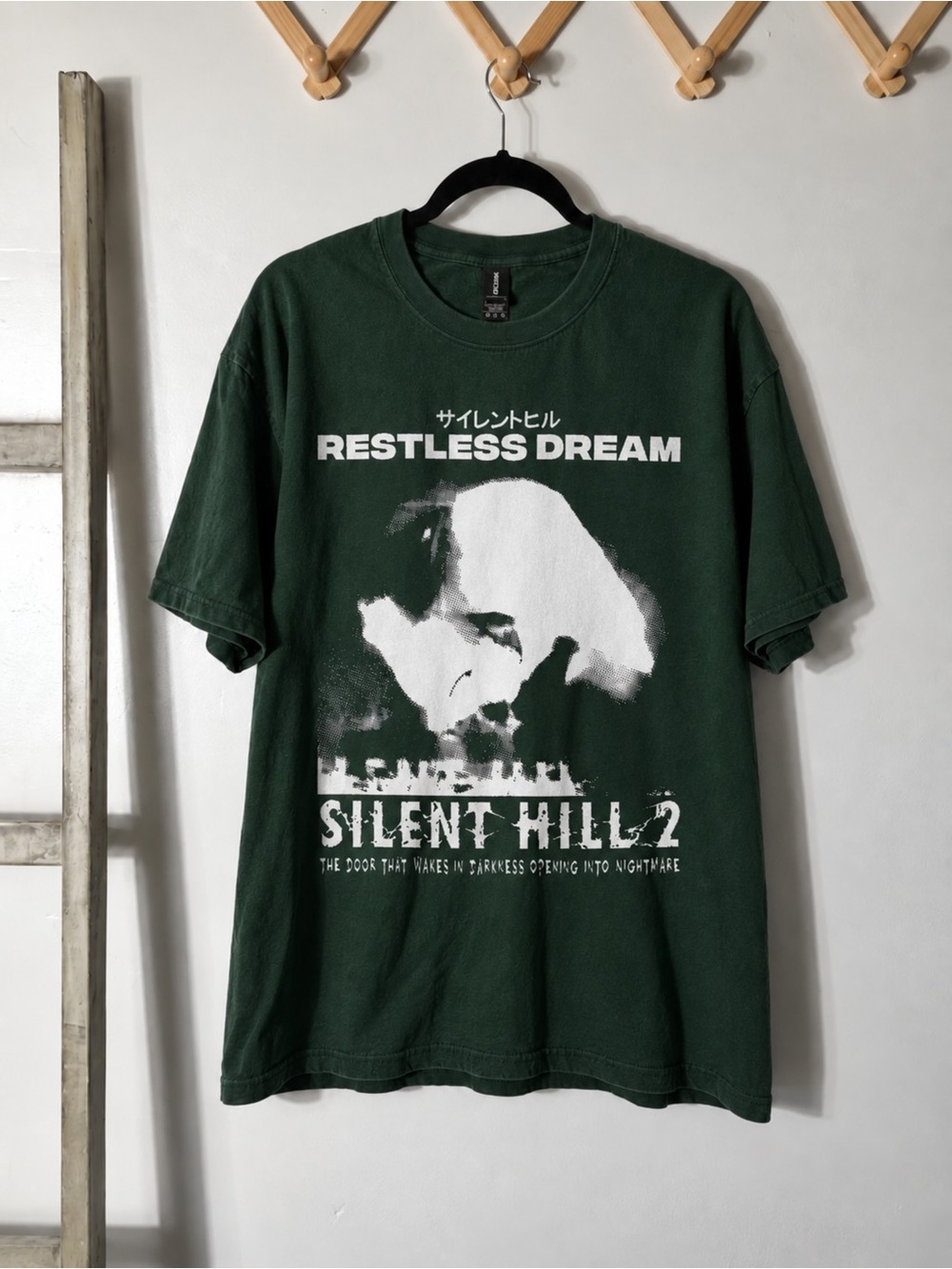 Silent Hill 2 Restless Dream Graphic T-Shirt Forest Green Unisex